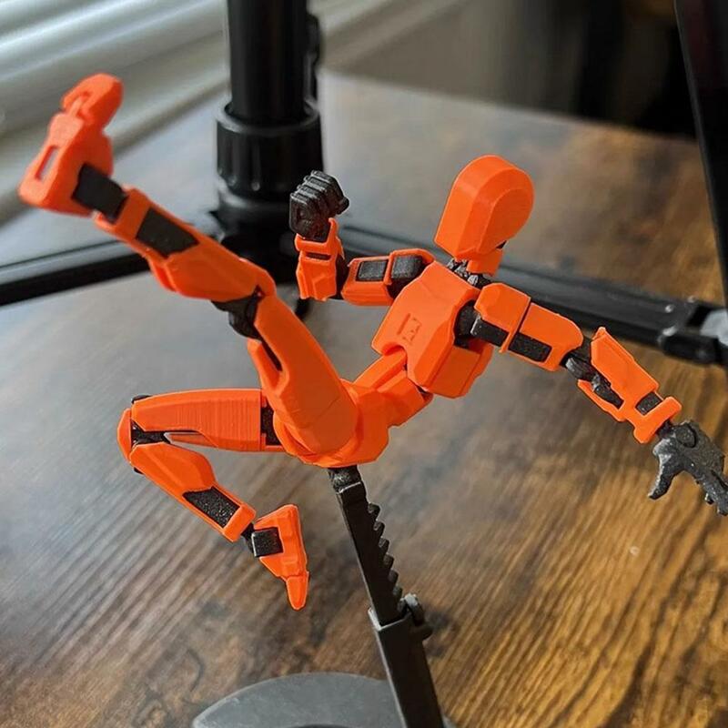 Wieloprzegubowy ruchomy robot Shapeshift Manekin z nadrukiem 3D Lucky 13. Figurki postaci Zabawki Gra dla rodziców i dzieci na prezenty dla dzieci