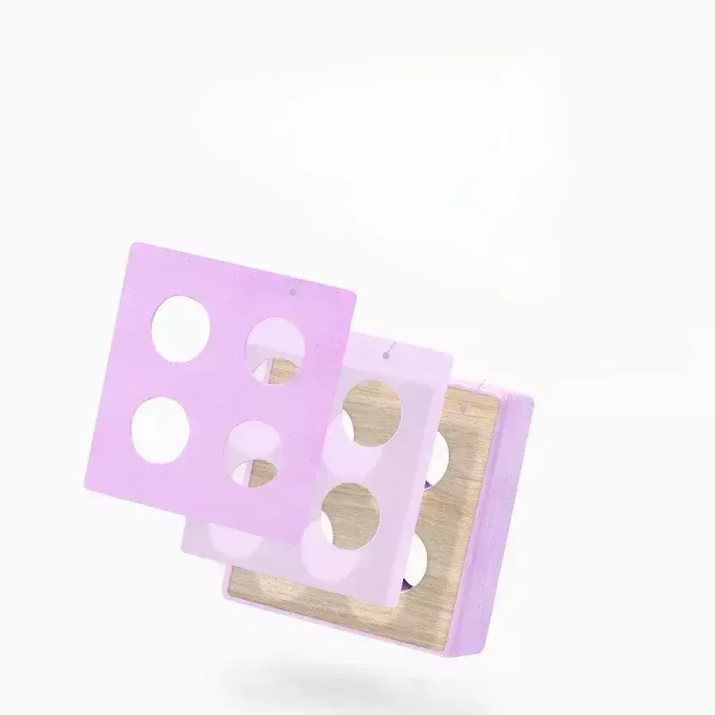 Blocchi per bambini Puzzle a forma di bambini blocchi di costruzione in legno giocattoli colori per l'apprendimento precoce giocattolo educativo per bambini Montessori