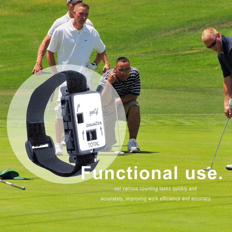 Golfer jam tangan gelang tangan Manual penjaga Skor Golf Stroke penghitung Golf Stroke penghitung jam tangan Golf penghitung tembakan untuk Olahraga
