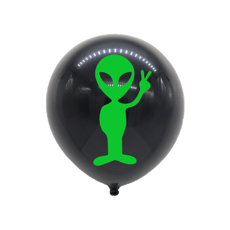 Balão de látex do tema alienígena, Astronauta, Espaço, UFO, Decorações de festa, Happy Birthday, Kid Favor