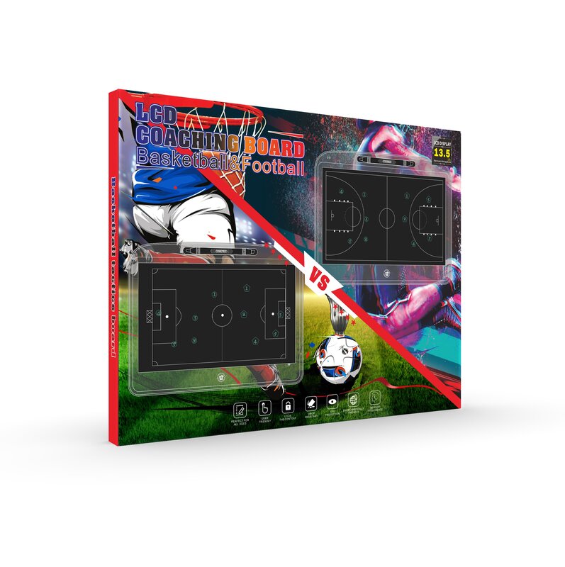 스포츠 이벤트 농구 훈련용 코칭 전술 보드, 플레이메이커 LCD 코칭 보드