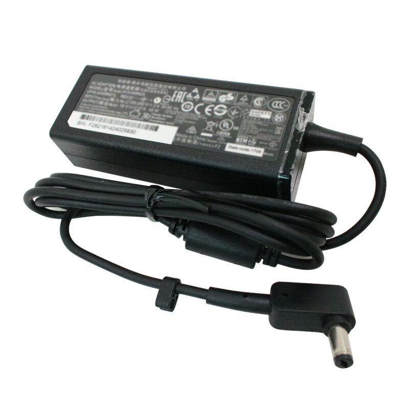 Chargeur adaptateur pour ordinateur portable pour Acer Aspire 3 A314-31 A515-51-3509 série E5-573-516D alimentation pour ordinateur portable 19V 2.ino A 5.5*1.7MM 45W