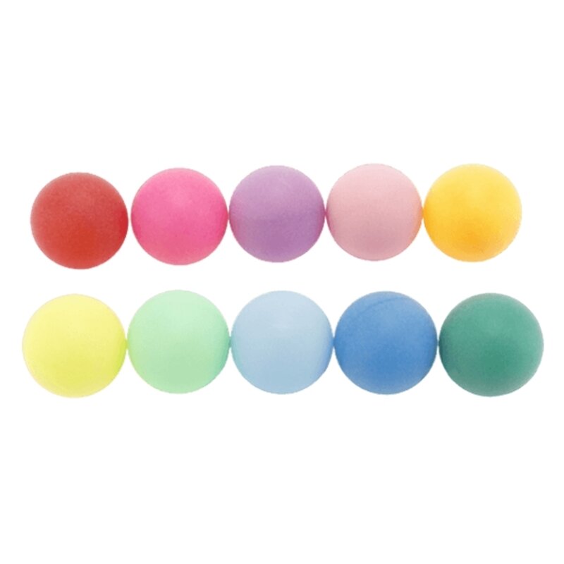 B36F 50 Uds. Pelota tenis entretenimiento, pelota Pongs colores, pequeña pelota plástico para arte DIY y