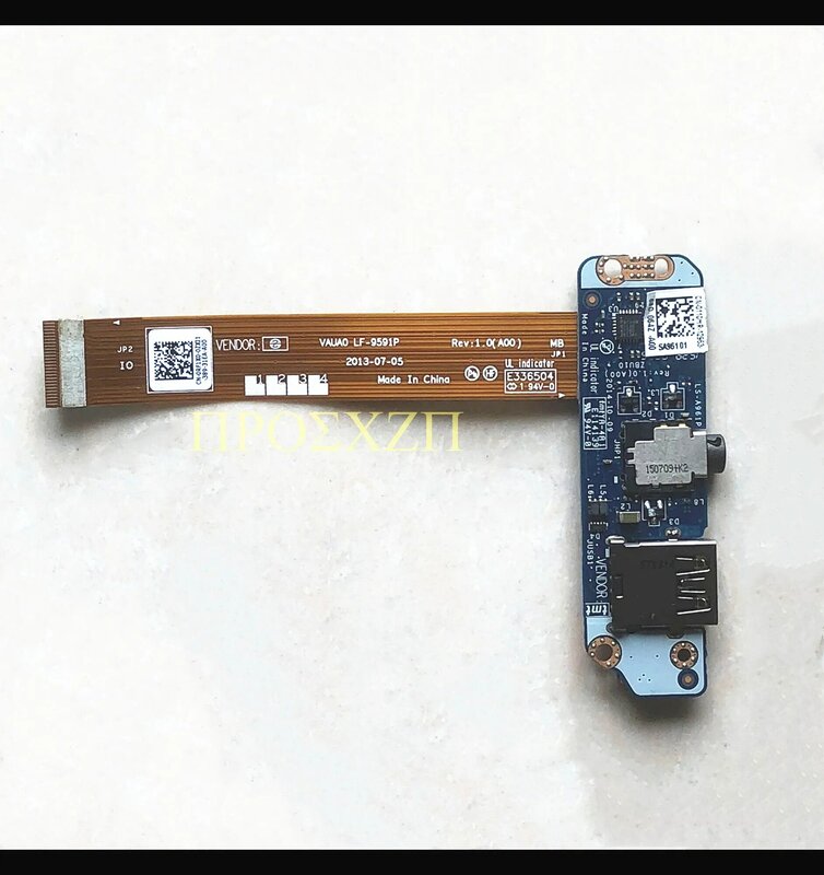 (에서 선박 us) CN-0110HR 0110HR 110HR 고품질 메인 보드 DELL E7450 LS-A961P 노트북 마더 보드 USB 오디오 보드 케이블 100% 테스트
