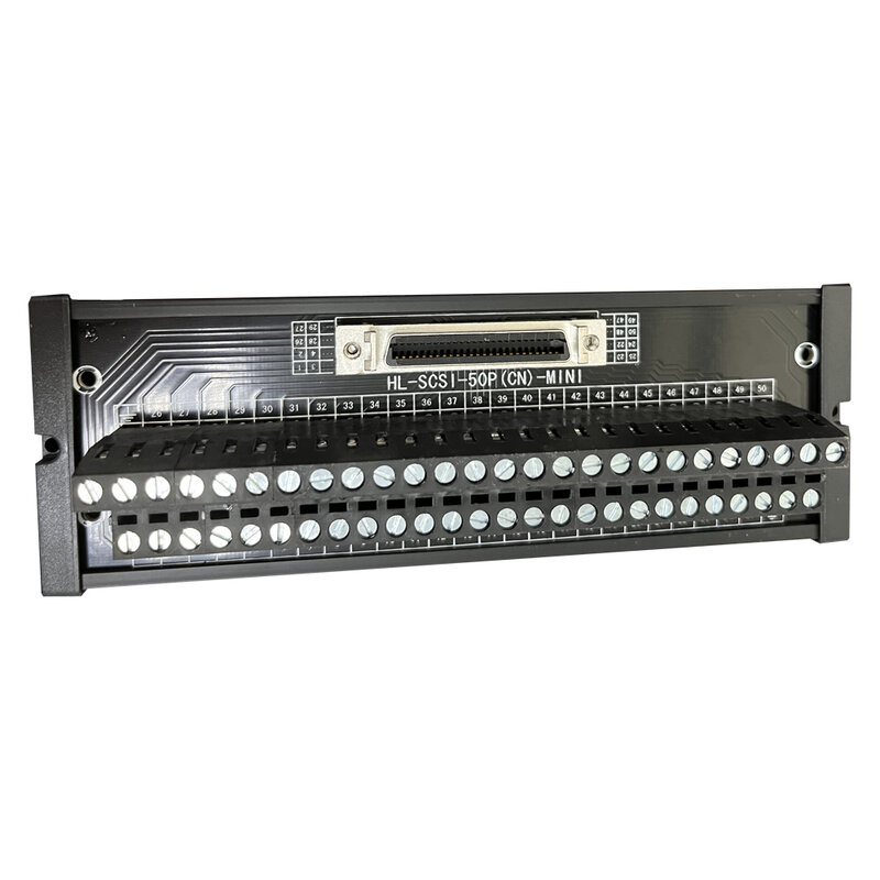 HL-SCSI-50P-Adaptador de terminales de relé SCSI50 de 50 pines, placa para Yaskawa/Delta/Panasonic/Mitsubishi Servo CN1 ASD-BM-50A para A2/AB 2M