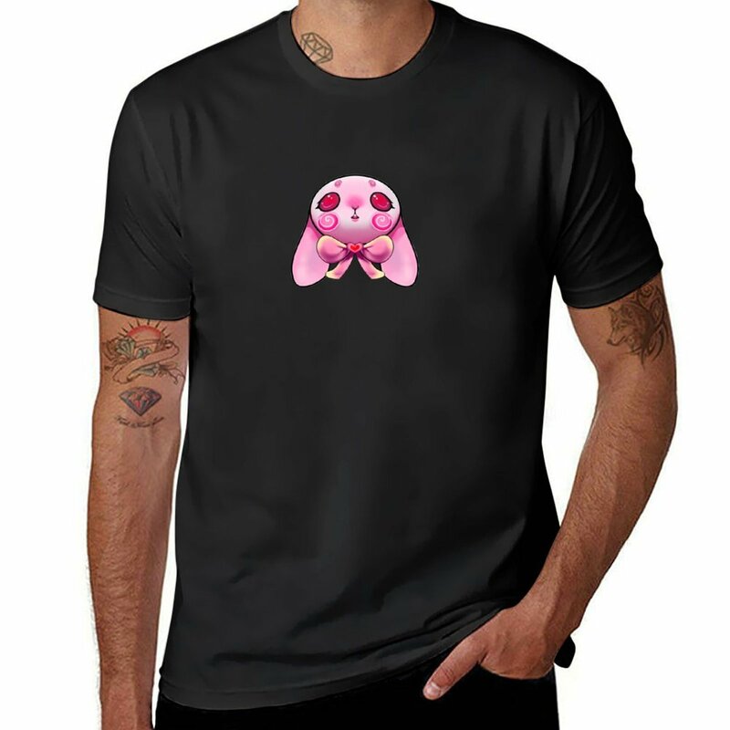 Koszulka z króliczkiem cyrkowym hipisowskie ubrania letnie bluzka w rozmiarze plus size celne męskie bawełniane koszulki