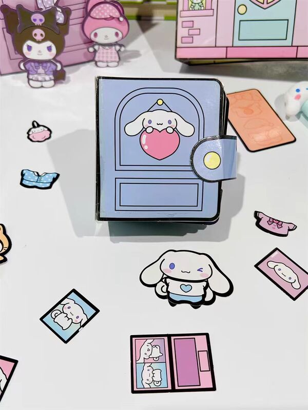 Sanrio Cinnamoroll Quiet Book for Children, My Melody, Handmade DIY, Desenvolvimento Hands on Ability, Girl's Birthday Gift