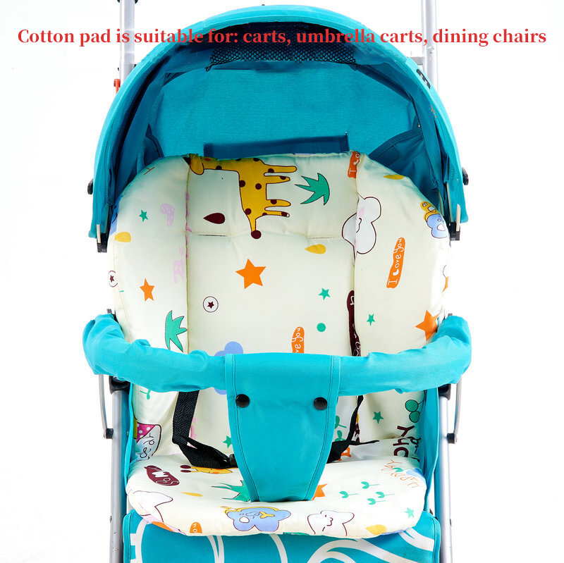 Baby Kids Highchair Almofada Pad Mat Booster Assentos Almofada Pad Mat Cadeira Alimentação Cushi on Pad Stroller Almofada Mat Tecido de algodão