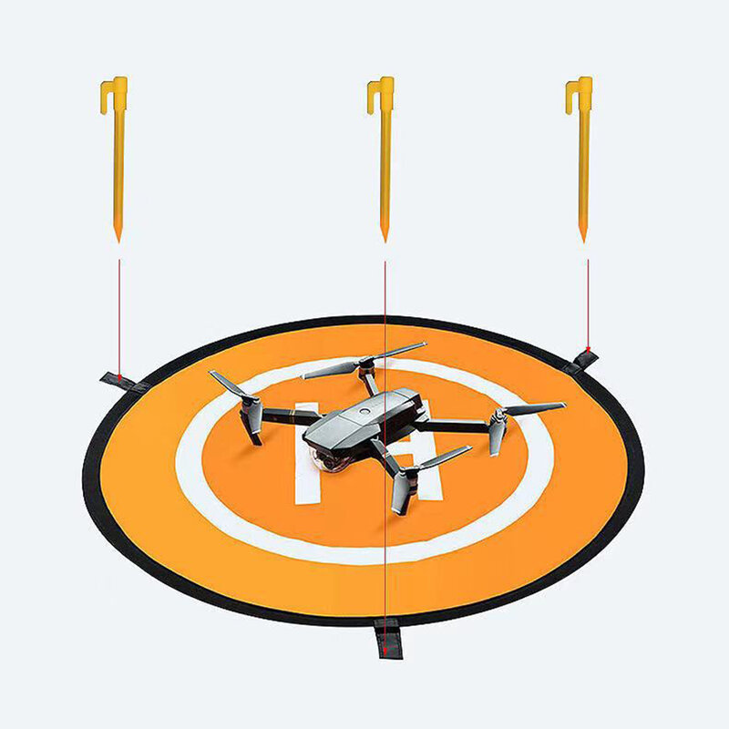 High-visibility Landing Pad For Flying-Drone Foldable Landing Co-ordinate Pad For Sand Grass Lawn