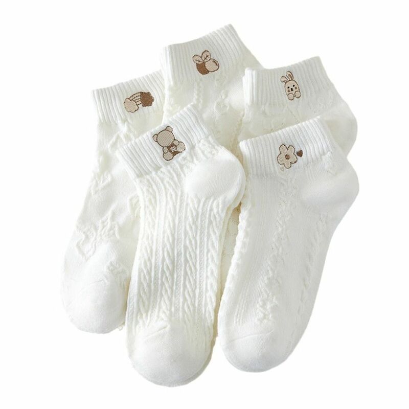 Милые Мультяшные хлопковые носки радужные теплые дышащие спортивные носки мягкие удобные носки до щиколотки для взрослых