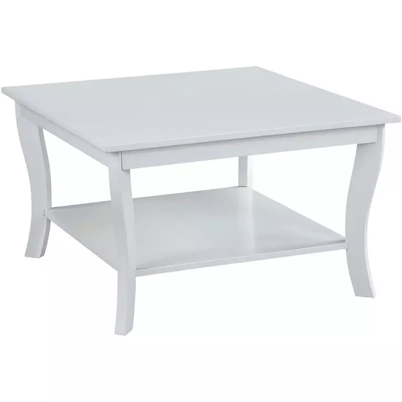 White Center Tables for Living Room Furniture American Heritage Square Coffee Table Round Dining Table Dolce Gusto Nightstands