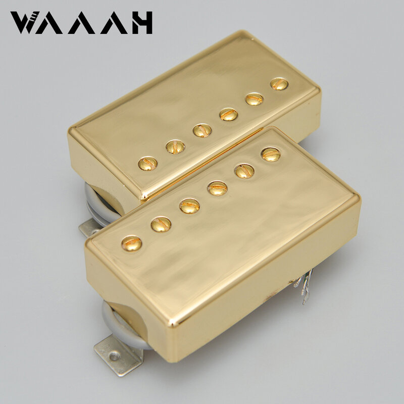 Alnico II Humbucker Pickup Classic Nickel 57 GB Style Pickup Gold Chrome Cover For Electric Guitar