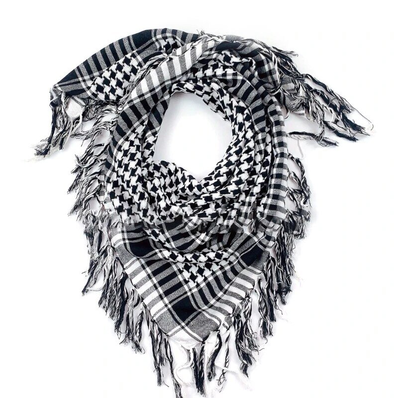 Религиозный мужской шарф Shemagh, арабский шарф, уличный тактический тюрбан, многоцелевой головной убор, велосипедный платок