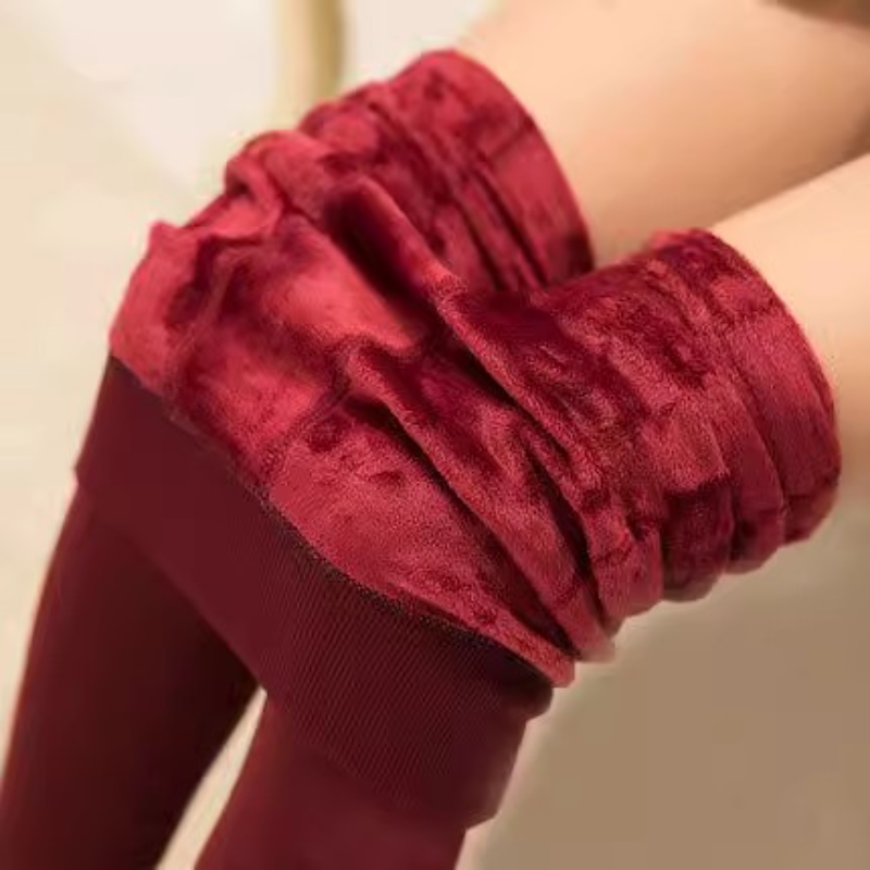 Women's Warmer Leggings Winter Thermal Pants Pantyhose Socks Plush Velvet Tights Elastic Thicken Stocking Fleece Lined Underwear