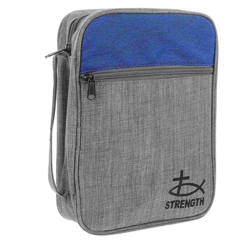 Zipper Designed Bible Book Bag Functional Protective Bible Book Protector Decorative Bible Book Bag