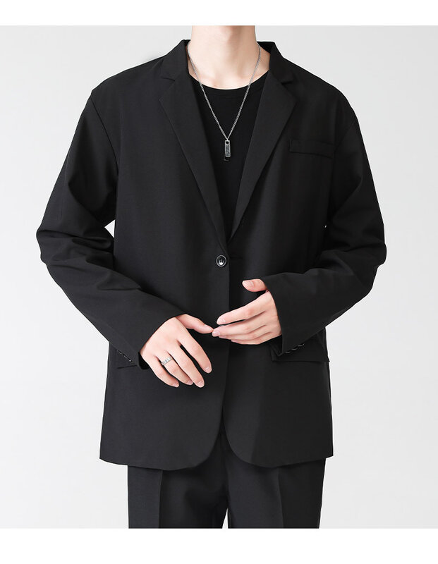 6390-R-nowa popularna wiosna cienka kurtka zimowa męska odzież garnitur