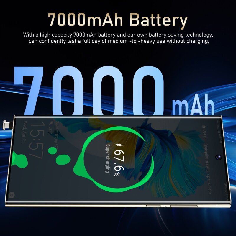 هاتف ذكي S24 Ultra غير مقفل ، هواتف محمولة ، شاشة عالية الدقة ، أصلية ، 22 جيجابايت ، 2 ، 4G ، 5G ، ثنائي الشريحة ، أندرويد ، mAh ، S23 Ultra