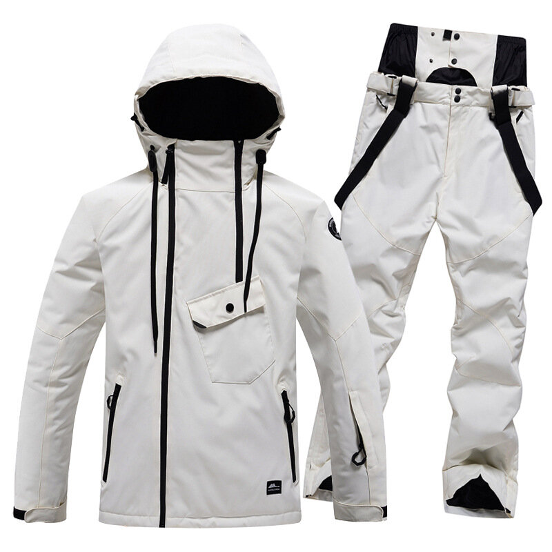 -30 ℃ Winter Ski anzug für Frauen Schnee anzug für Männer blockieren Wind und Schnee warme und atmungsaktive Wettkampf uniform