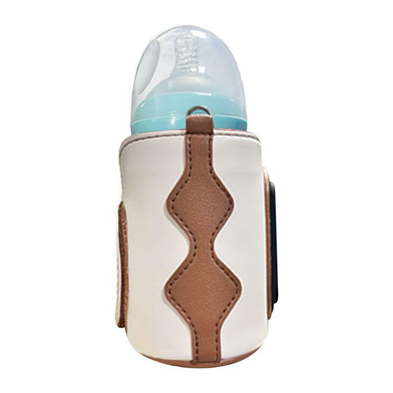아기 우유 워머 USB 휴대용 모유 워머, 온도 조절식 병 워머 백, 여행용 보안 절연 커버