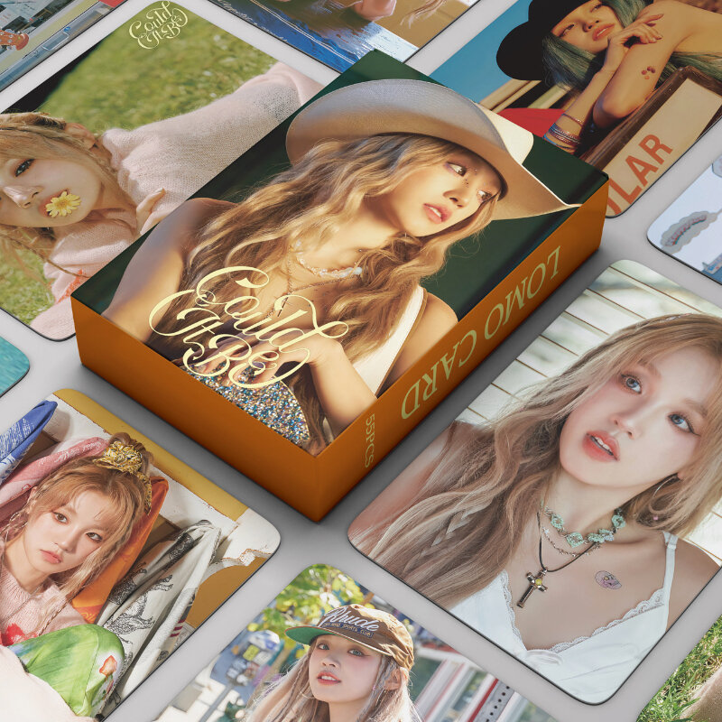 Kpop-個性的なメモカード,新しいアルバム,g-アイドル写真プリント,55枚