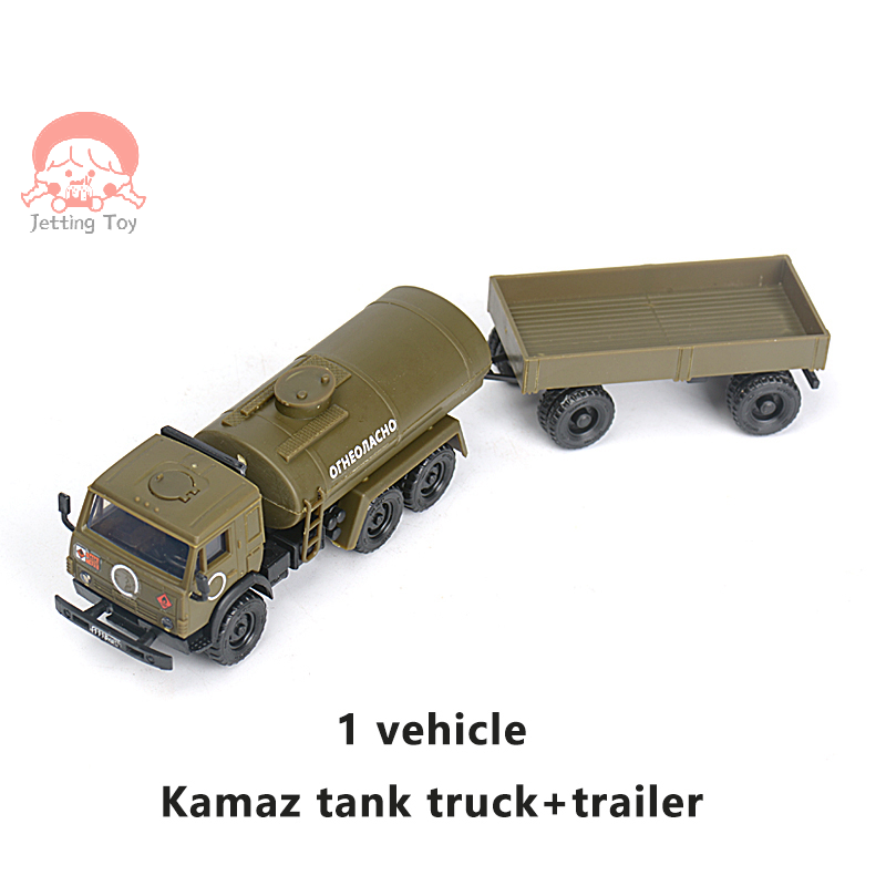 Модель 1/72 российского стандартного военного грузовика, модель-головоломка для мальчиков, искусственная детская игрушка