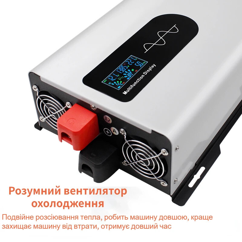 HOULI Inverter 5000w 6000w 7000w 10000w DC 12v 24v 48v 60v to 220v pure sine wave inverter 50hz 60hz