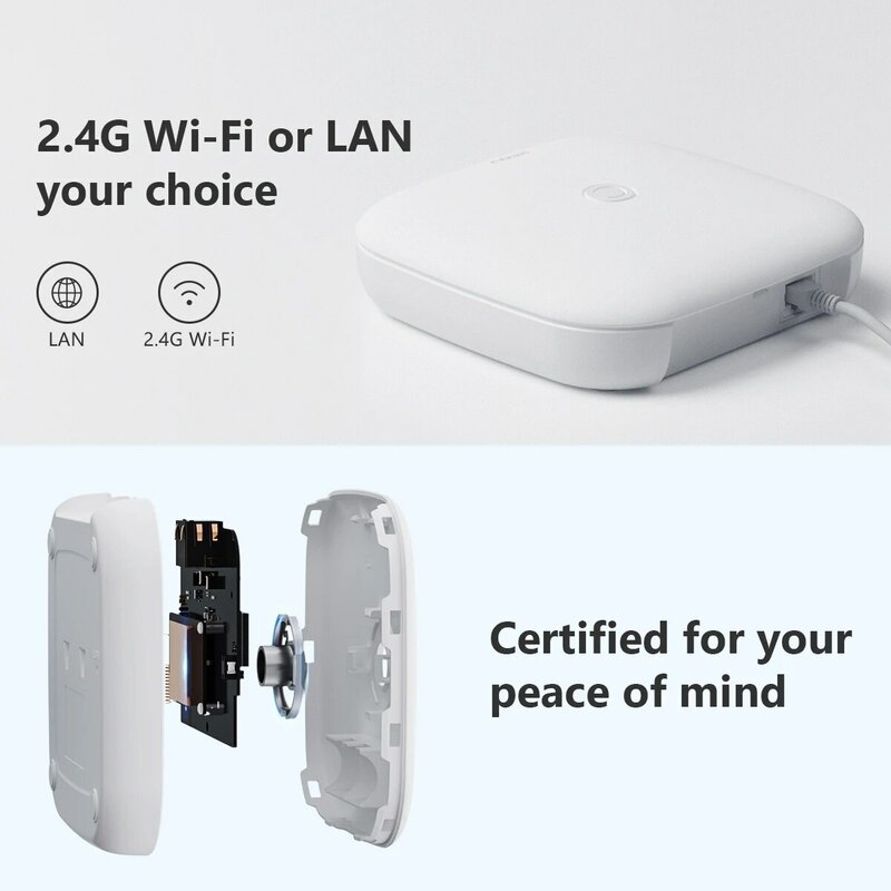 IMOU ZigBee 3,0 Smart Gateway Hub беспроводной пульт дистанционного управления Wi-Fi или LAN мульти-режим для Alexa Google Home Smart Life
