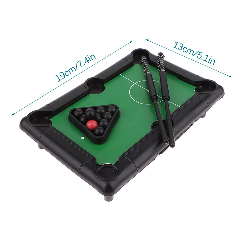 1Set Mini meja biliar Desktop kolam renang meja mainan Snooker permainan interaksi orang tua-anak mainan edukasi anak-anak