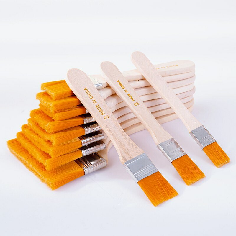 12 teile/satz Memory Nylon Pinsel Set für Acryl Öl Zeichnung Aquarell Holz Malerei Pinsel Werkzeuge Kunst bedarf