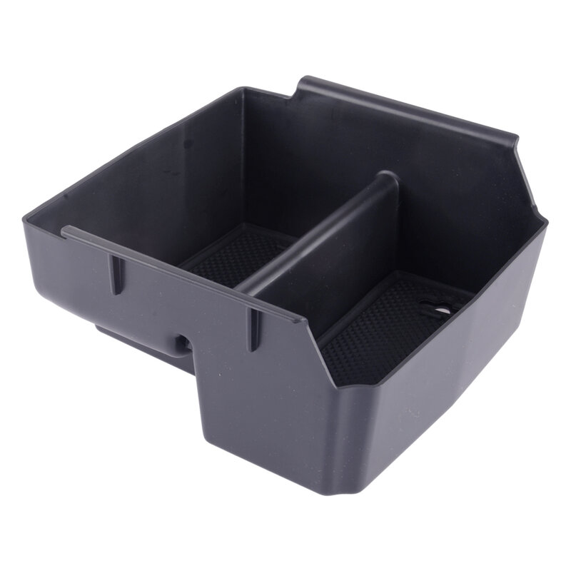 Caja de almacenamiento para consola central de coche, bandeja organizadora de ABS, color negro, compatible con Jeep Wrangler JK 2011, 2012, 2013, 2014, 2015, 2016, 2017, 2018
