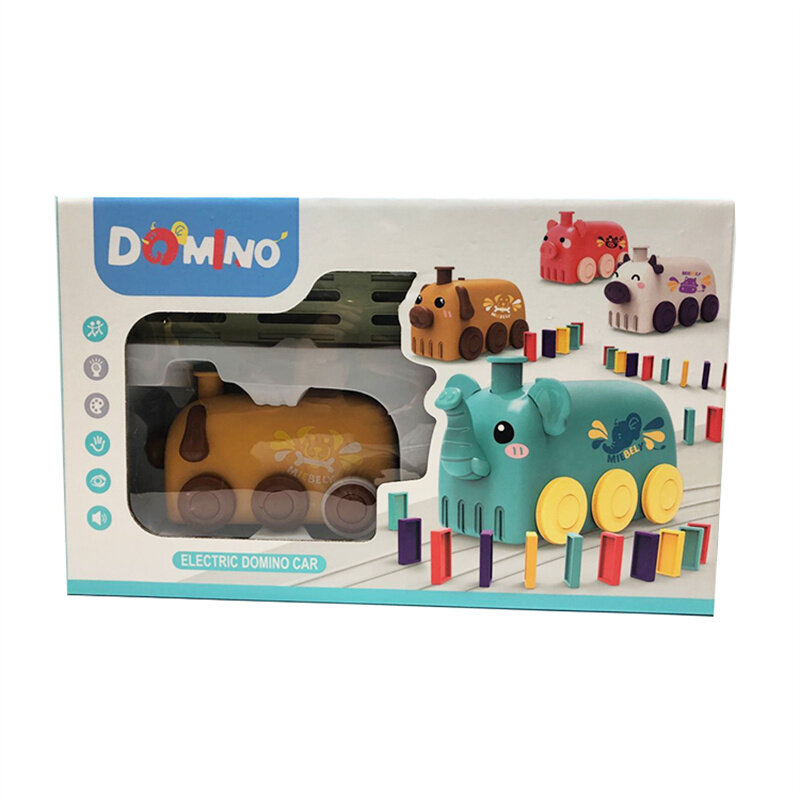 자동으로 놓이는 보미노 브릭 블록 전기 조명, 귀여운 동물 모양 장난감