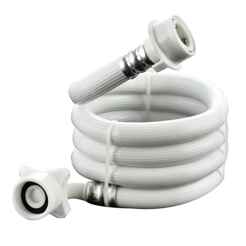 M2EE-두꺼운 PVC 와셔 워터 파이프 커넥터, 자동 세탁기 입구 호스 연장 튜브, 쉬운 설치
