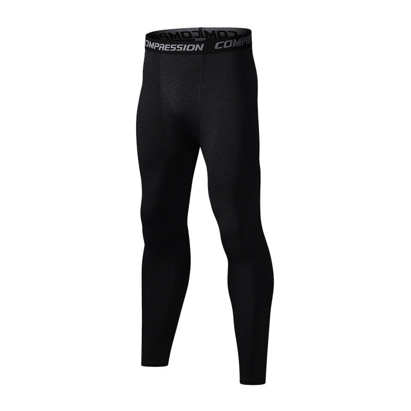 2023 Sports Tights Men'S Summer Fitness Pants Basketball Compression Crop Pants