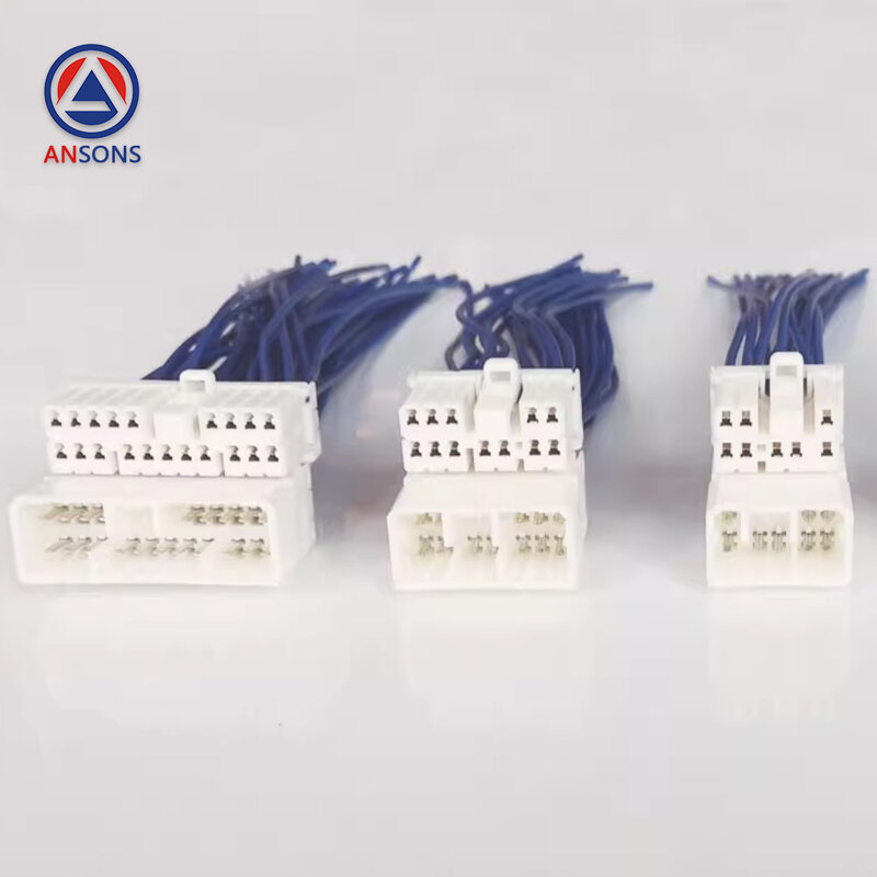 Ansons-Cable de viaje para ascensor, Conector de conexión LOP HOP, piezas de repuesto para elevador, TE/AMP, Hitachi, 3, 6, 8, 12, 20 Core, 15cm