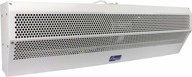 Awoco 36" Super Power 2 Speeds 1200CFM Commercial Indoor Air Curtain, UL Certified, 120V Unheated - Door Switch Included