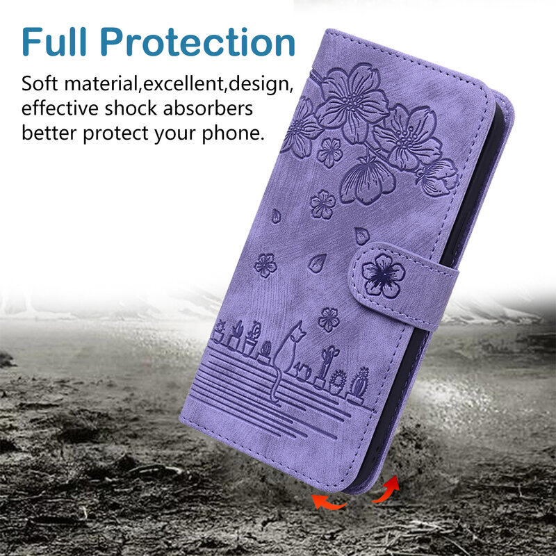 Flip Leather Case For Samsung Galaxy A54 A14 A53 A33 A13 A03S A52 A32 A22 A12 A71 A51 A50 A20 Shock Wallet Card Phone Bag Cover