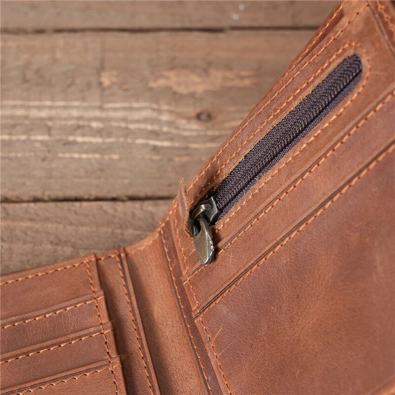 Short Men Wallets Hoder Classic Coin Pocket Photo Holder Male Wallet High Quality Card Holder Travel Fashion Leather Men Purses