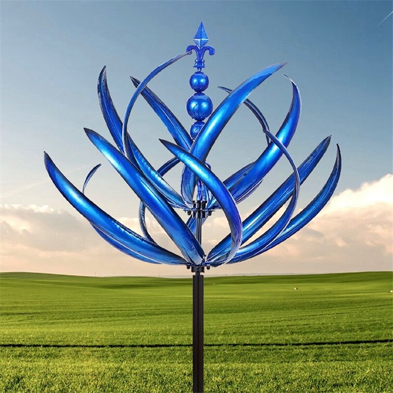 Metall Wind Spinner Harlow Wind Spinner Rotator Harlow Wind Rotator Eisen Windmühle Garten Plug