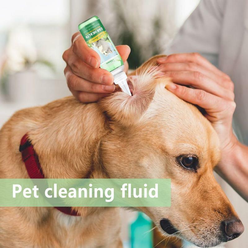 Pet Oral Care Spray Dogs Teeth Stain Remover Earwax Agent Remove Bad Breath 60ml Breath Freshener Dog Ear Cleaner Pet supplies