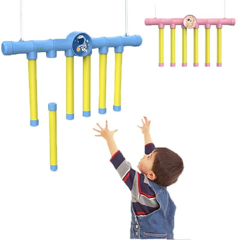 Ensemble de jouets de jeu de bâtons de chute pour la famille, le défi amusant, la réaction d'entraînement, l'activité parent-enfant, le jouet de fête