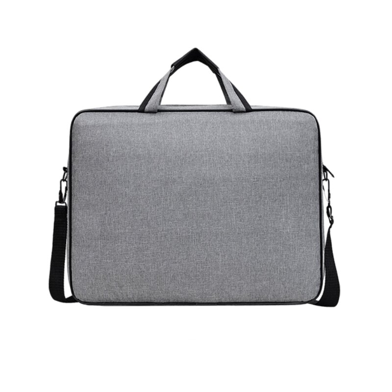 Conveniente bolso para portátil 15,6 pulgadas, funda para cuadernos, bolso cruzado, bolso hombro para viajeros y viajes