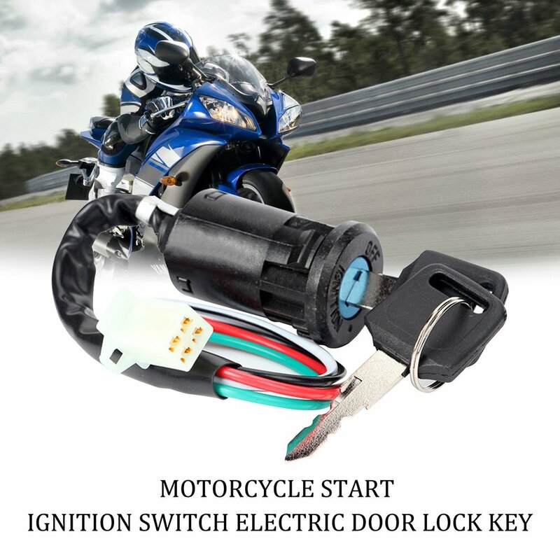 Serrure de porte électrique universelle modifiée pour moto tout-terrain, interrupteur à clé, facile à installer, petit jeu élevé, RL Start VILLE