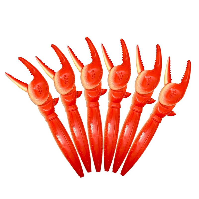 6PCS Lobster Claw Pens Fun Ballpoint Pens Unique Pens With Black Ink Pen For Kids