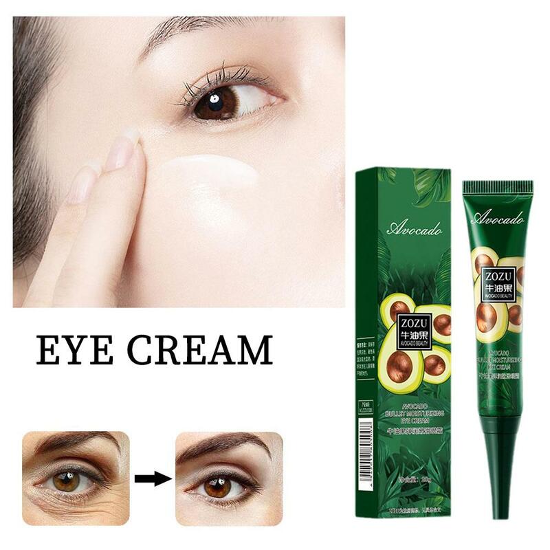 20g Avocado Elastic Moisturizing Essence Cream Mild Eye Hydrating Refreshing Anti-aging Lotion Moisturizing Cream K4S3