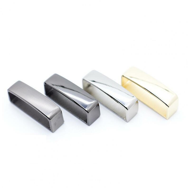 Sabuk logam pengganti gesper sabuk logam penjaga bentuk D gesper untuk tali tas aksesori kerajinan pengganti untuk kulit imitasi