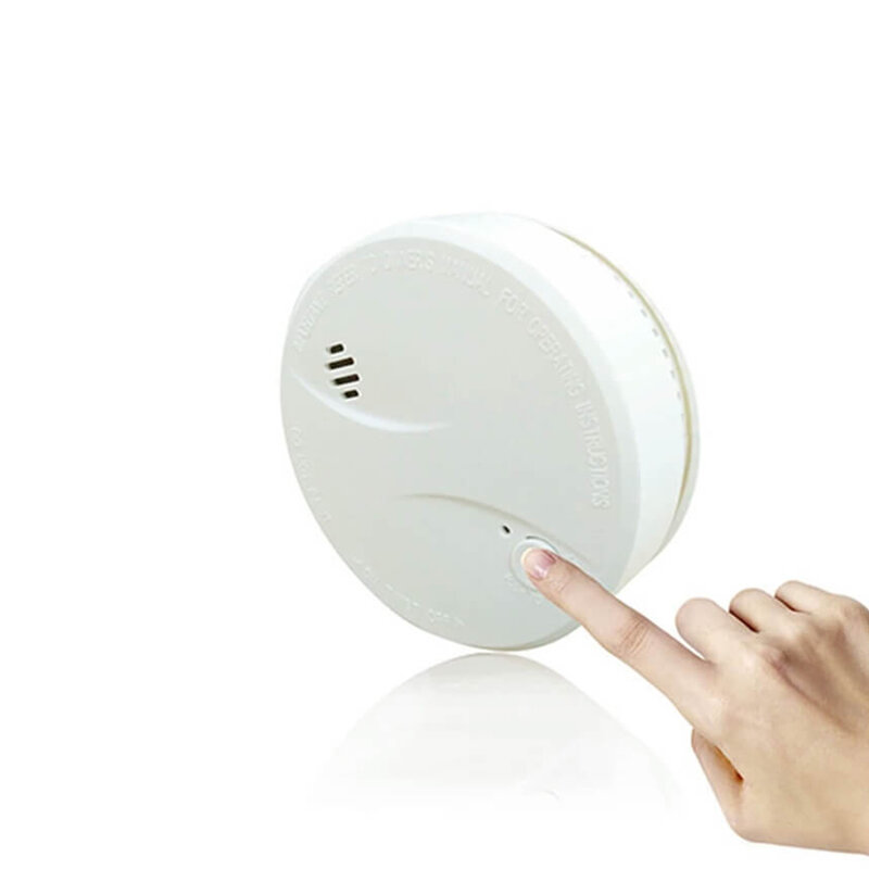 85dB Smoke Sensor And Fire Detector With CE Approved 10 Years Sealed Battery Life Optical Sensor For Kitchen