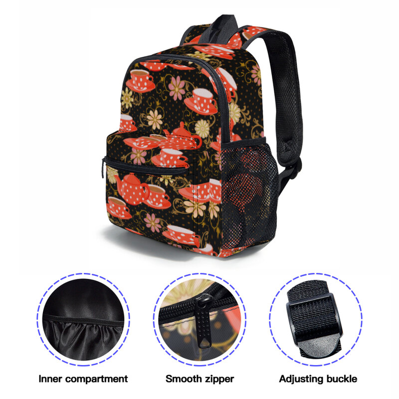 Tas ransel anak, tas sekolah Mochila anak-anak, tas punggung anak TK, bunga dan penggemar