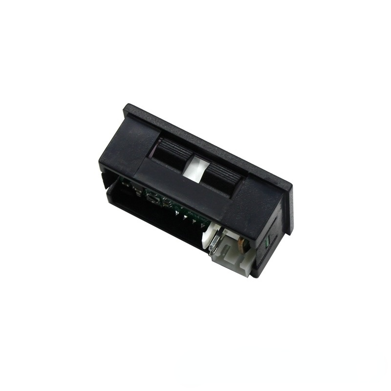 Amperímetro voltímetro Digital con pantalla Dual, medidor de corriente y voltímetro digital, CC 0-100V, 1A, 10A, 50A, 100A, 0,28 ", LED rojo y azul