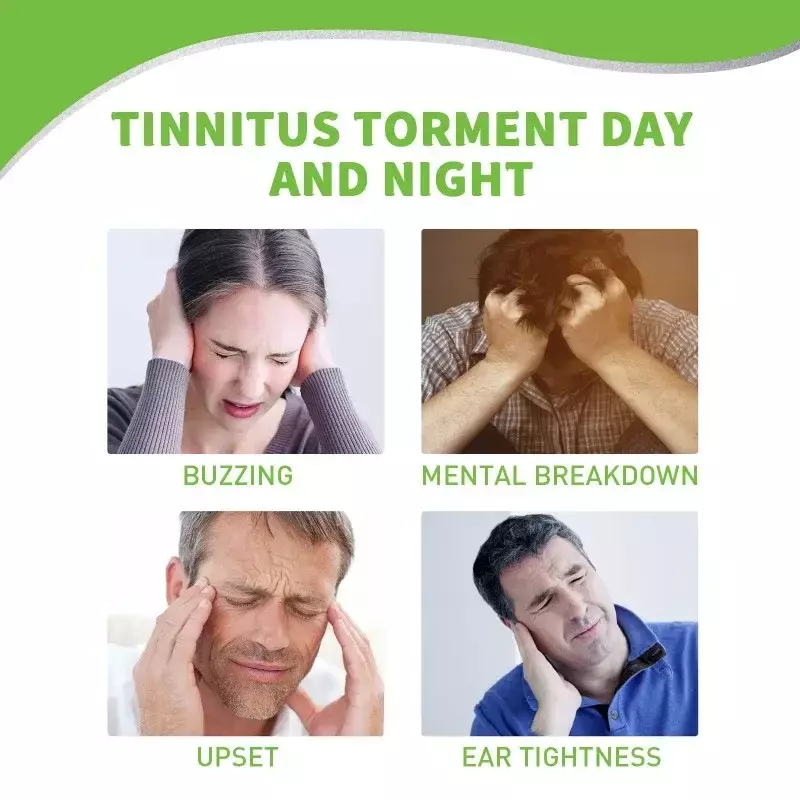 12 teile/beutel Ohr Gesundheits wesen Kräuter Tinnitus Patch verhindern Hörverlust für Tinnitus Symptome klingeln Linderung Ohren schmerzen lindern