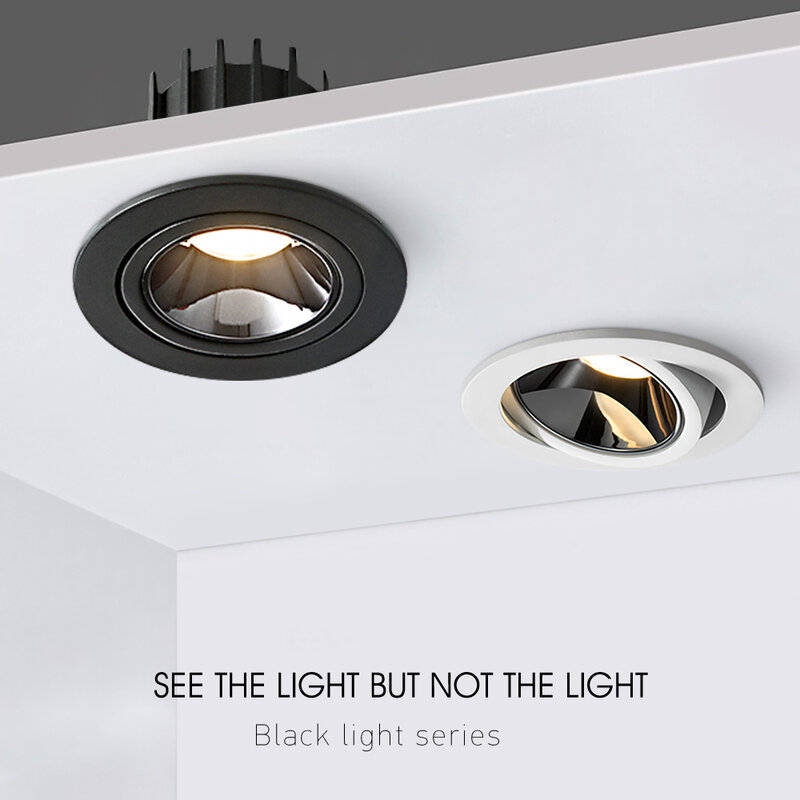 Recesso Teto Spot LED Light, Downlight simples ou duplo, 220V, holofotes para sala de estar interior, quarto, luminária de corredor